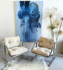 Jerry Johnson Arcadia Sling chairs with Ottoman