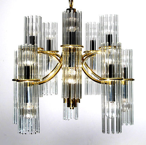Lightolier Art Deco Chandelier