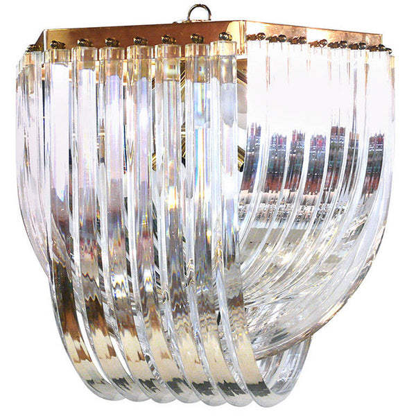 Stunning Murano Ribbon Chandelier