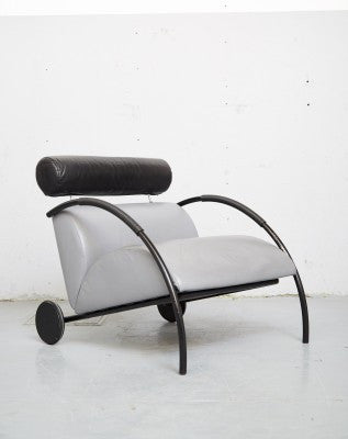 Pair of Zyklus chairs by Peter Maly 'Memphis Group'